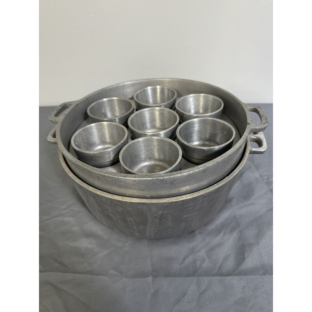 Wafco Double Boiler Egg‎ Poacher With Seven Holders